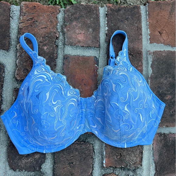 Playtex Intimates & Sleepwear Playtex Powder Blue Lace Full